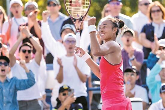  郑钦文强势晋级八强，中国金花闪耀法网