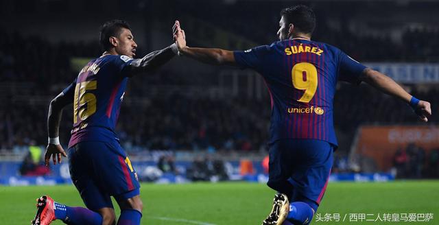  乌拉圭锋霸苏亚雷斯西甲梅开二度